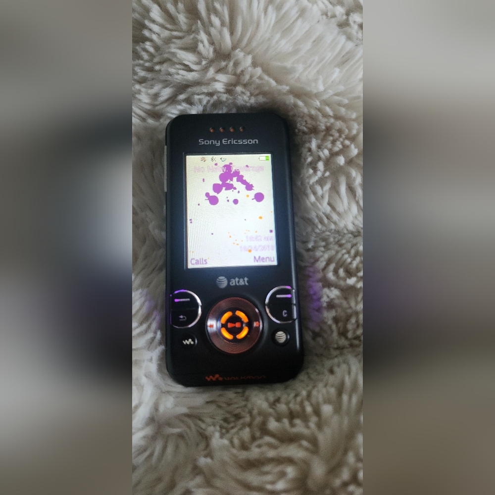 Sony Ericsson Walkman Phone in Black and Orange